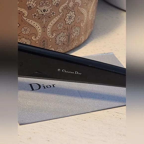 Sale🌟 Dior Night 4 Y2K AM1 Vintage Mod Swarovski Crystal Logo Sunglasses - Picture 11 of 15